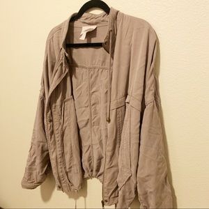 FOREVER 21 Light Brown Utility Jacket